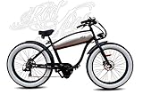 Rodars Bicicleta Eléctrica Pedelec Cruiser Outlaw FatBike eBike 250W 11Ah Samsung 25km/h Autonomía 45-60km