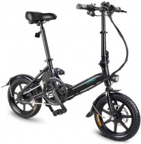 FIIDO D3 Ebike, bicicleta eléctrica plegable con faro de LED para adultos, 250W 7.8Ah