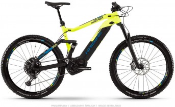 Haibike 2019 Sduro FullSeven LT 9.0 – Bicicleta eléctrica (27,5»), Amarillo y Azul