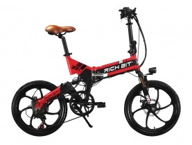 RICH BIT ZDC RT-730 Bicicleta eléctrica Plegable de 20 Pulgadas 48v 8ah