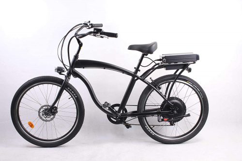 GELEISEN Bicicletas eléctricas para adultos, bicicleta eléctrica City  Cruiser de 500 W de 25 Mph Step-Thru, batería extraíble de 48 V 13 Ah/10  Ah
